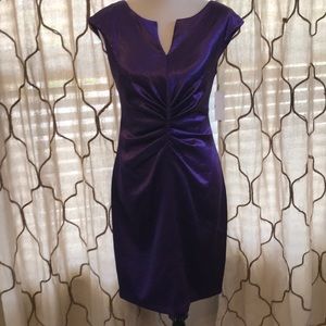 Connection apparel purple dress